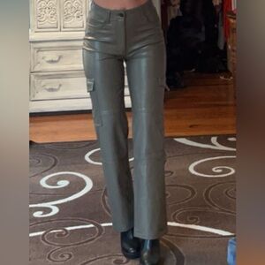 Abercrombie leather pants